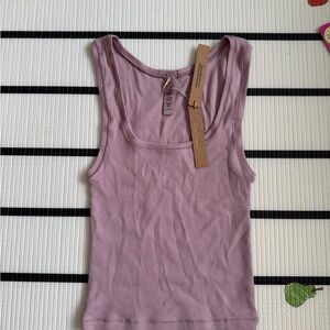 SKIMS cotton Ribbed Tank Top | sizeS| NWT